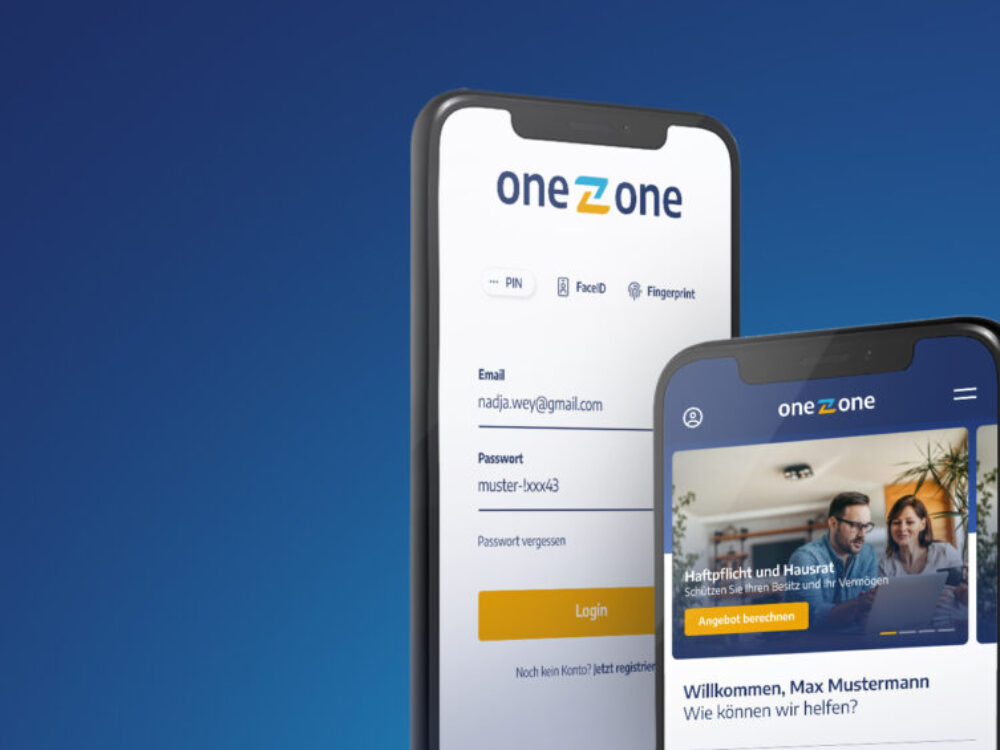 versicherungsapp online onezone
